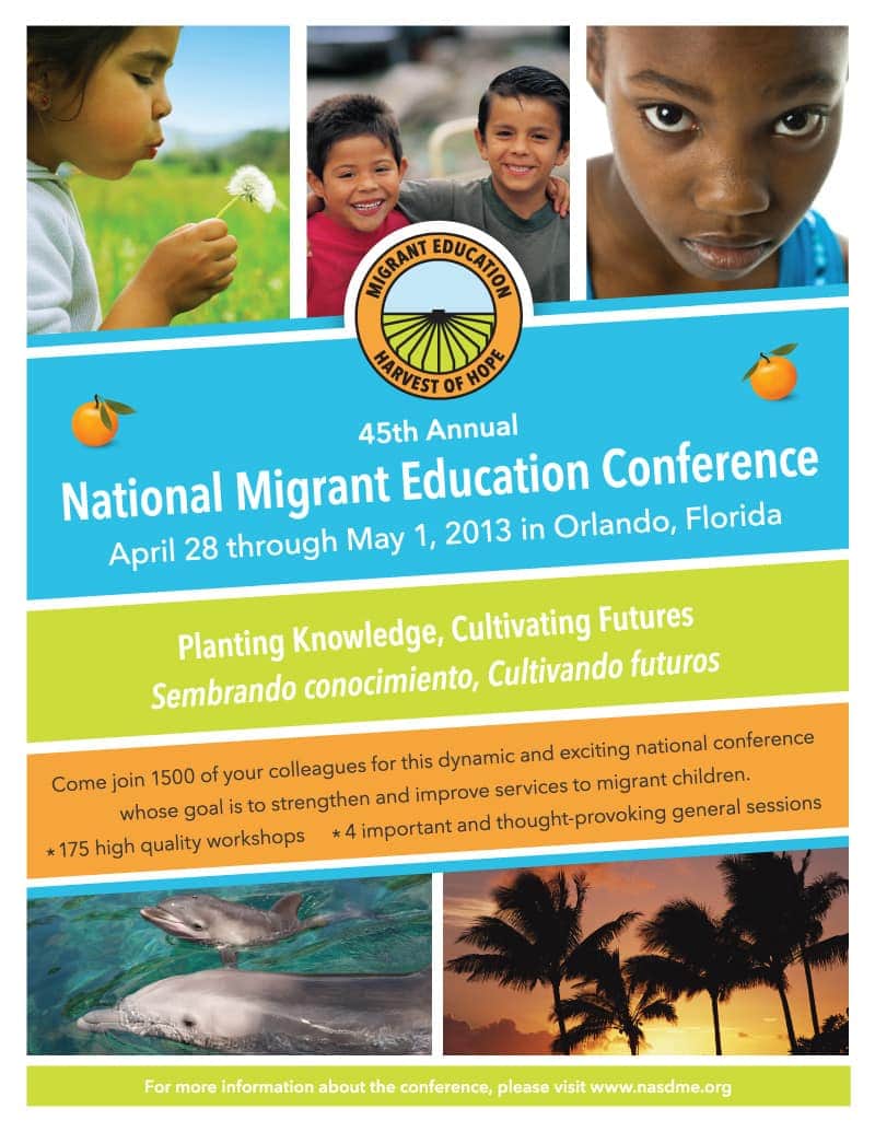 Graphci Design - National Migrant Education Conference - Schedule, Brochure, & Program