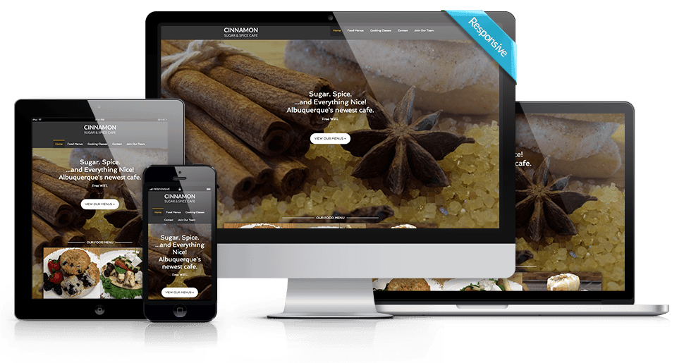 WordPress Genesis Website Theme Customization -Cinnamon Sugar & Spice Cafe
